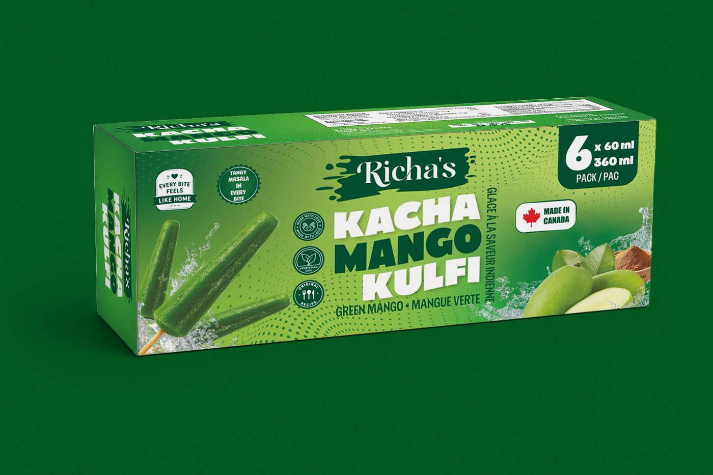 Kacha Mango Kulfi
